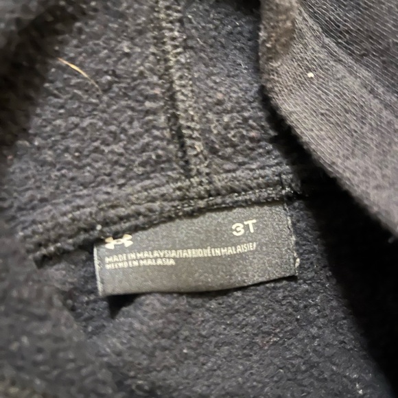 Under Armour Kids Black Sweatshirt Size 3T - Picture 4 of 4